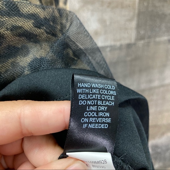 Torrid Leopard Print Mesh Tulle Mini Skirt - Picture 12 of 14